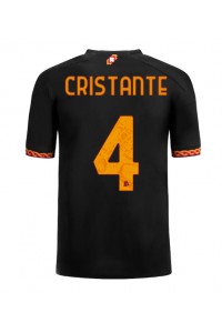 AS Roma Bryan Cristante #4 Jalkapallovaatteet Kolmaspaita 2023-24 Lyhythihainen